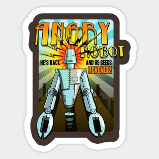 Angry Robot Sticker